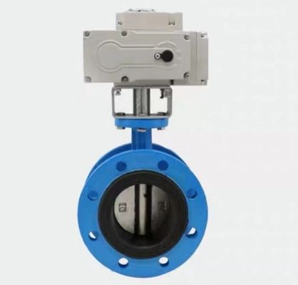 Controllo dell'attuatore elettrico Dn300 Valvola farfalla per il controllo dei gas nei mezzi industriali