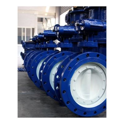 DN1000 Pn16 Valvola a farfalla a doppia flangia eccentrica a temperatura media per industria