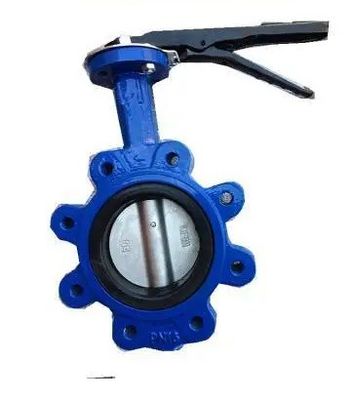 DN350 PN16 Valvola farfalla EPDM Dutile Ferro Wafer Flanged Lug Acqua per sistema idrico