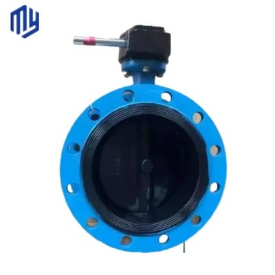 Diaframma pneumatico flange di ferro flessibile sigillo morbido Valvola farfalla per temperatura media