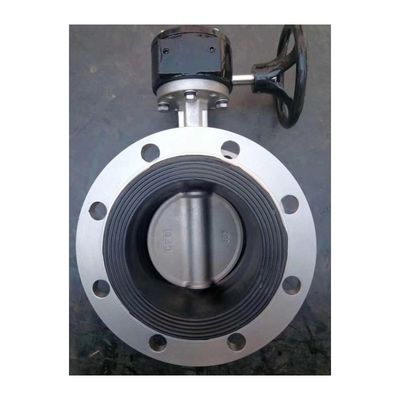 Struttura del diaframma industriale Valvola a farfalla Pn16 a doppia flangia di ferro duttile