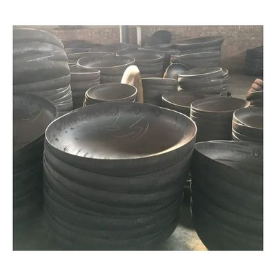 Acciaio inossidabile 304 316L 904 Butt welded Seamless Pipe End Caps with equal connection