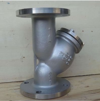 SS304 SS316 PN16 Flanged Y-Strainer per la filtrazione dell'acqua in più applicazioni