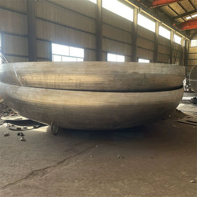 Testa di vasca in acciaio inossidabile ad alta precisione in design emisferico standard ASME