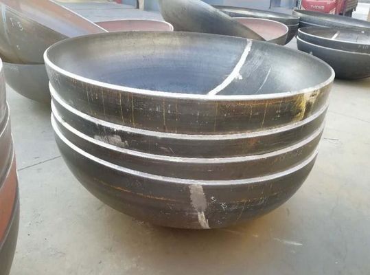 Connessione di saldatura Emisfero di acciaio al carbonio Testa a piatto con design personalizzato OEM