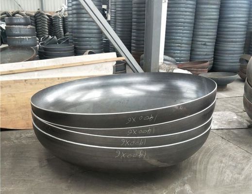 Acciaio inossidabile di livello industriale 304 testa di piatto torisferica per le esigenze dei vasi a pressione