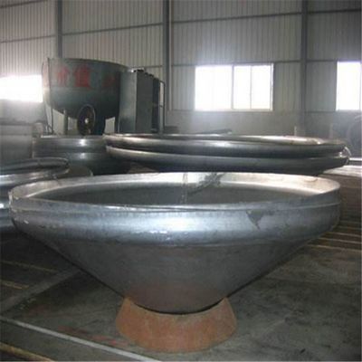 Acciaio al carbonio personalizzato Acciaio inossidabile Flat Cone Bottom Tank Teste coniche per il design
