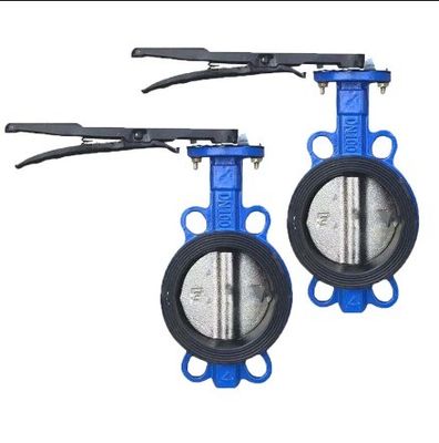 150LB PN16 DN100 Dutile Fuso Ferro Inossidabile Doppia Flange Wafer Lug Butterfly Valve