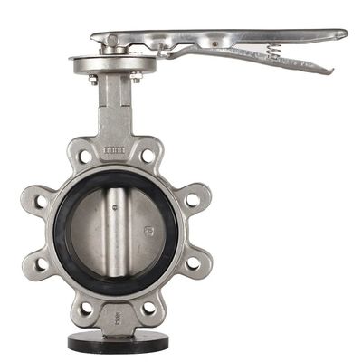 API609 EPDM PTFE rivestito di ferro fuso tipo wafer per le esigenze personalizzate