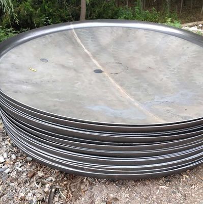 Acciaio in lega personalizzato grande Asme Flanged e piatto testa piatta con supporto personalizzato