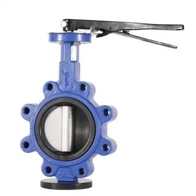 Medio acqua PN10 PN16 Rubber Seal Lug Tipo Valvola farfalla Lt Tipo Verme azionato