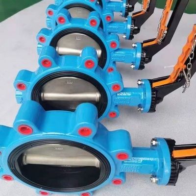 Dipende dalle specifiche PN10/PN16 Dutile Iron Lug Type Lt Butterfly Valve