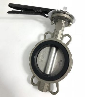 Valvola farfalla in acciaio inossidabile DN200 personalizzata GGG50 EPDM con certificato