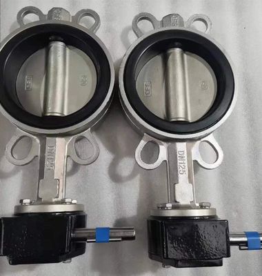 Valvola farfalla in acciaio inossidabile DN300 da 400 mm personalizzata per prestazioni affidabili