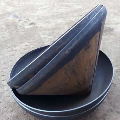 Testa di vascello a pressione Acciaio al carbonio Pressione a freddo Piatto Conico Terminazione del serbatoio Testa conica