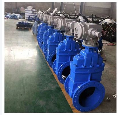DN150 PN16 WCB NKZ961H Valvola di porta a vuoto a flangia elettrica per requisiti personalizzati