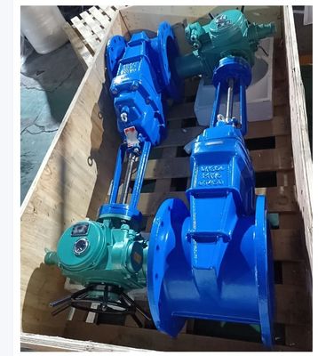 Disponibile OEM Acciaio al carbonio WCB NKZ961H Valvola di cancello a vuoto a flangia elettrica Standard DIN F6