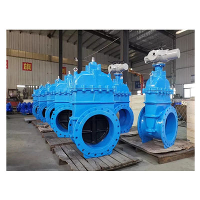 Controllo del flusso d'acqua HT200 Valvola di porta tipo flange in ghisa con ruota di ferro duttile