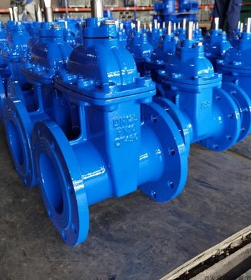 Controllo del flusso d'acqua HT200 Valvola di porta tipo flange in ghisa con ruota di ferro duttile