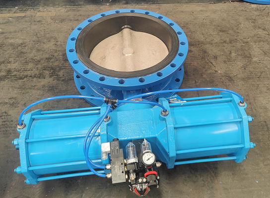 Valvole a farfalla a controllo efficiente WCB Dutile Valvola a fianchetto pneumatica in ghisa
