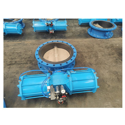 Valvole a farfalla a controllo efficiente WCB Dutile Valvola a fianchetto pneumatica in ghisa