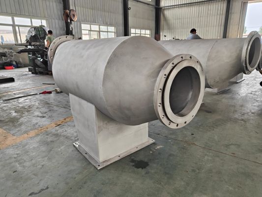 Separatore di gas per cicloni liquidi verticali per impianti di estrazione di energia in acciaio