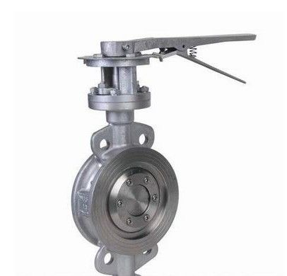 OEM Port Size Valvola a farfalla in acciaio inossidabile/acciaio al carbonio con funzionamento manuale