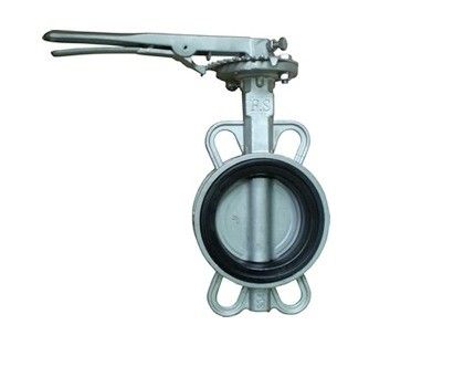 OEM Port Size Valvola a farfalla in acciaio inossidabile/acciaio al carbonio con funzionamento manuale