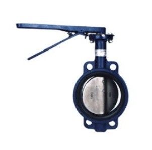 OEM Port Size Valvola a farfalla in acciaio inossidabile/acciaio al carbonio con funzionamento manuale