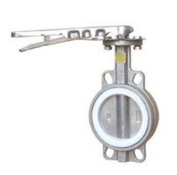 OEM Port Size Valvola a farfalla in acciaio inossidabile/acciaio al carbonio con funzionamento manuale