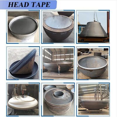 Codice della testa uguale Circolo 1000 mm Taso Astm A403 Acciaio 316L ASME Taso ellittico