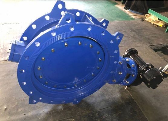 Eccellente Dutile Ferro EPDM rivestito Wras Controllo Industriale doppia flangia eccentrica Valvola farfalla