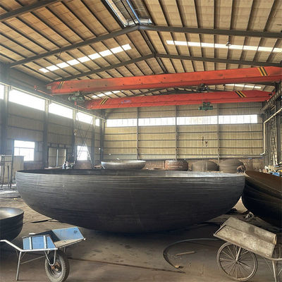 Circolo da 200 mm a 3000 mm in acciaio inossidabile Acciaio al carbonio Emisfero ellittico Testa di piatto Fondo per l'industria