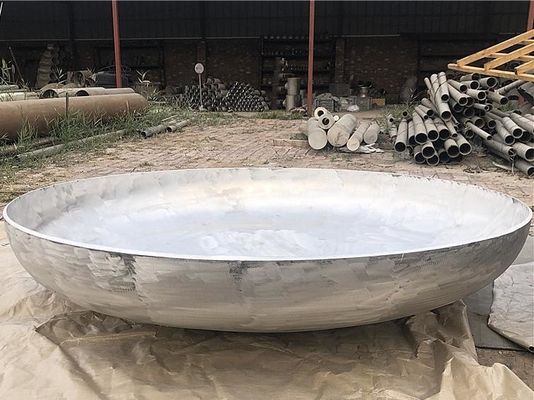 Circolo da 200 mm a 3000 mm in acciaio inossidabile Acciaio al carbonio Emisfero ellittico Testa di piatto Fondo per l'industria