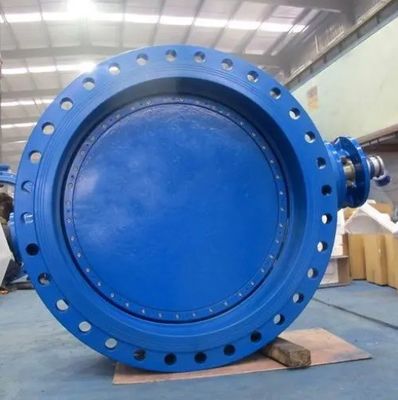Valvola a farfalla eccentrica a doppio flangia doppio offset personalizzata con attuatore elettrico pneumatico