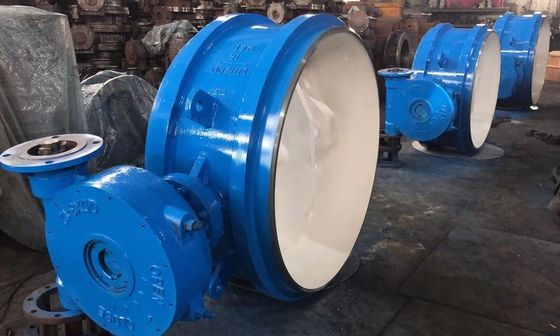 PN10 PN16 PN25 CLASS150 Valvola a farfalla eccentrica a doppio fianco a doppio offset con pneumatica elettrica