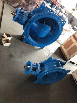PN10 PN16 PN25 CLASS150 Valvola a farfalla eccentrica a doppio fianco a doppio offset con pneumatica elettrica