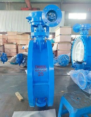Certificato completo Valvole a farfalla DIN BS JIS Flange DI CI WCB Corpo doppia flange