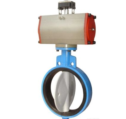 Servizio personalizzato Standard eccellente media di acqua attuatore pneumatico Valvola farfalla