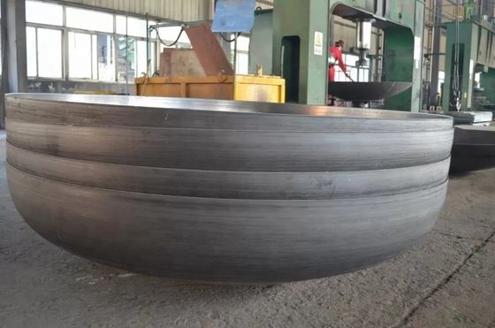 Testa di serbatoio ellittica in acciaio al carbonio a piatto su misura per navi industriali a pressione