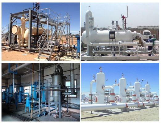 Separatore di gas liquido a tre fasi ASME U Stamp Pressure Vessel personalizzato per Superior