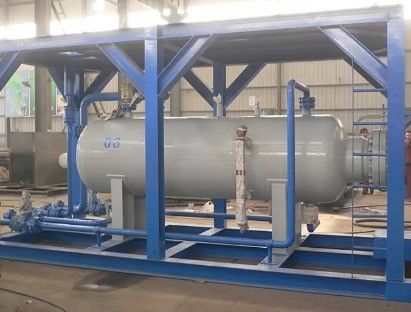 Impianto di fabbricazione Macchine di riempimento del gas LPG Serbatoio di stoccaggio Stazione di scarico con cilindro