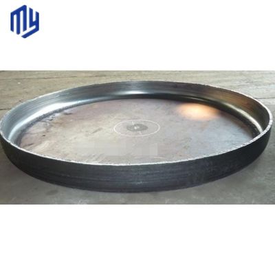 Connessione di saldatura uguale in acciaio inossidabile personalizzato Flat Head Dish End for Fire Pit