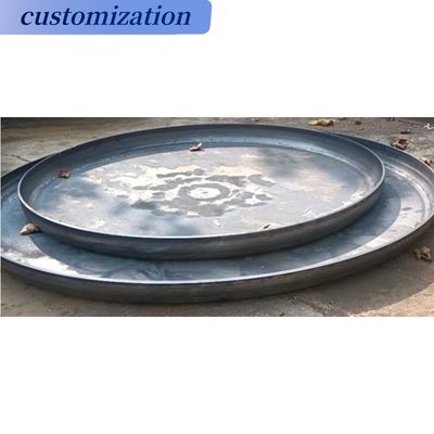 Connessione di saldatura uguale in acciaio inossidabile personalizzato Flat Head Dish End for Fire Pit