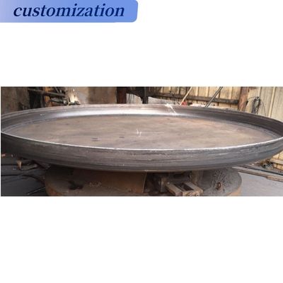 Connessione di saldatura uguale in acciaio inossidabile personalizzato Flat Head Dish End for Fire Pit