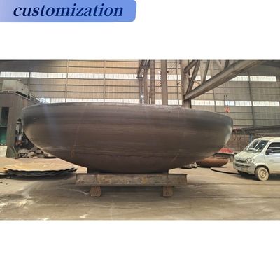 Certificato completo Testa a cerchio Testa a piatto di saldatura Testa ASME F D Testa di fine tubo di nave