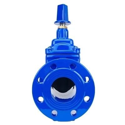 DIN F6 Standard 4 pollici Industry Knife Gate Valve con maniglia della ruota in acciaio inossidabile
