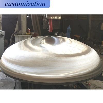 Connessione di saldatura Mezza sfera a sfera di alluminio testa torisferica per progettazione personalizzata