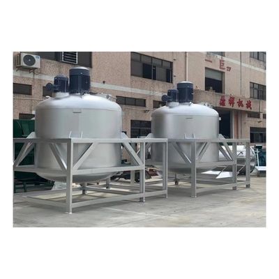 50 MPa Max Pressione di lavoro Emulsionante Liquid Mixing Acciaio inox Serbatoio orizzontale