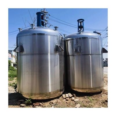 50 MPa Max Pressione di lavoro Emulsionante Liquid Mixing Acciaio inox Serbatoio orizzontale
